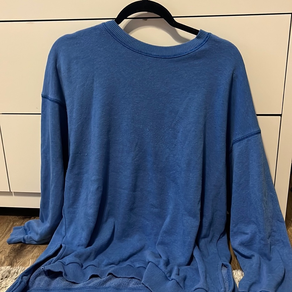 blue sweater from american eagle